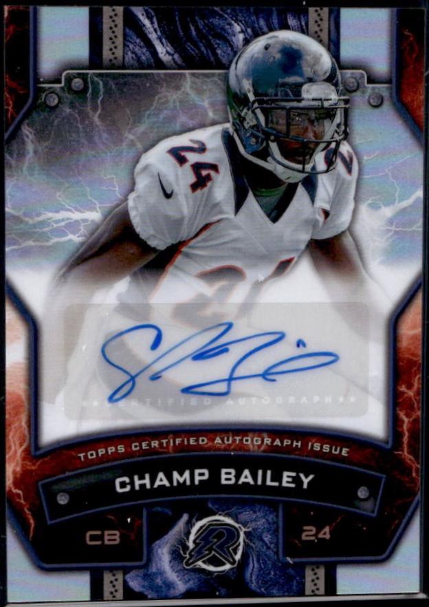 Champ Bailey #RS-CB 2024 Topps Resurgence Football Resurgence Signatures