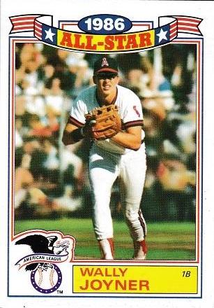 Wally Joyner #13 Baseball Cards 1987 Topps All Star 22