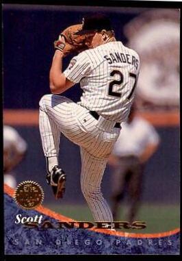 Scott Sanders #37 Baseball Cards 1994 Leaf
