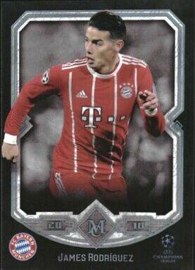 James Rodriguez #51 Soccer Cards 2017 Topps Museum Collection UEFA Champions League