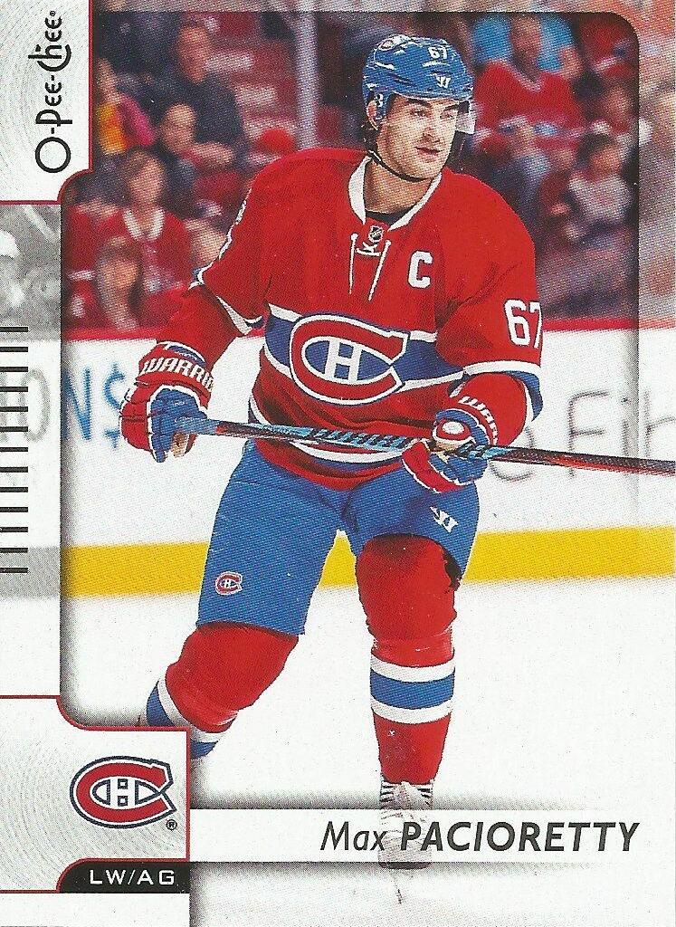 Max Pacioretty #8 Hockey Cards 2017 O Pee Chee