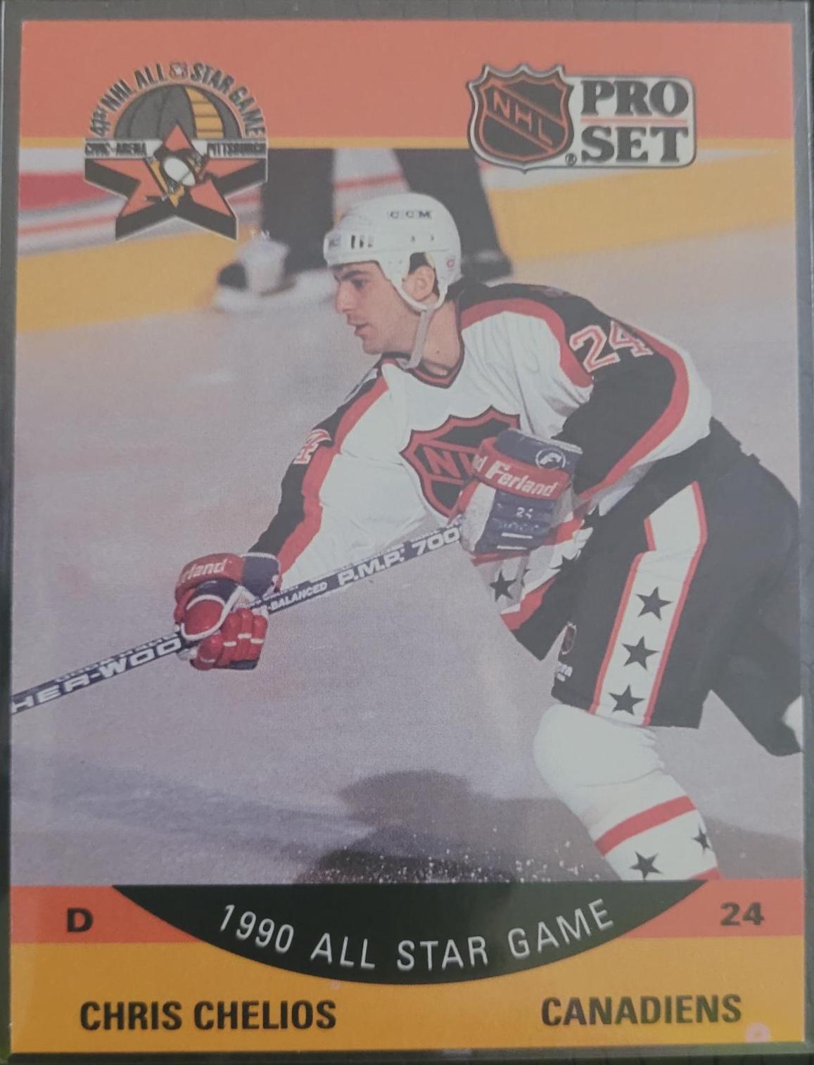 Chris Chelios #368 Hockey Cards 1990 Pro Set