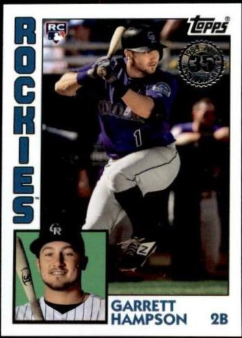 Garrett Hampson #84-1 Baseball Cards 2019 Topps Update 1984 Baseball
