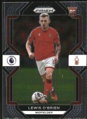 Lewis O'Brien #144 Soccer Cards 2022 Panini Prizm Premier League