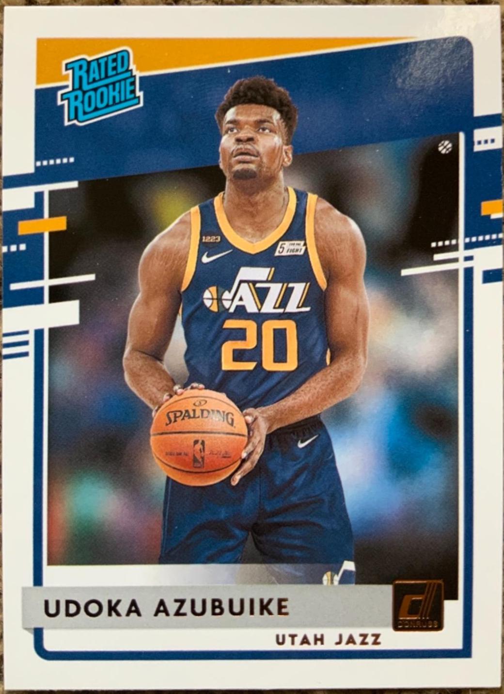 Udoka Azubuike #214 Basketball Cards 2020 Donruss