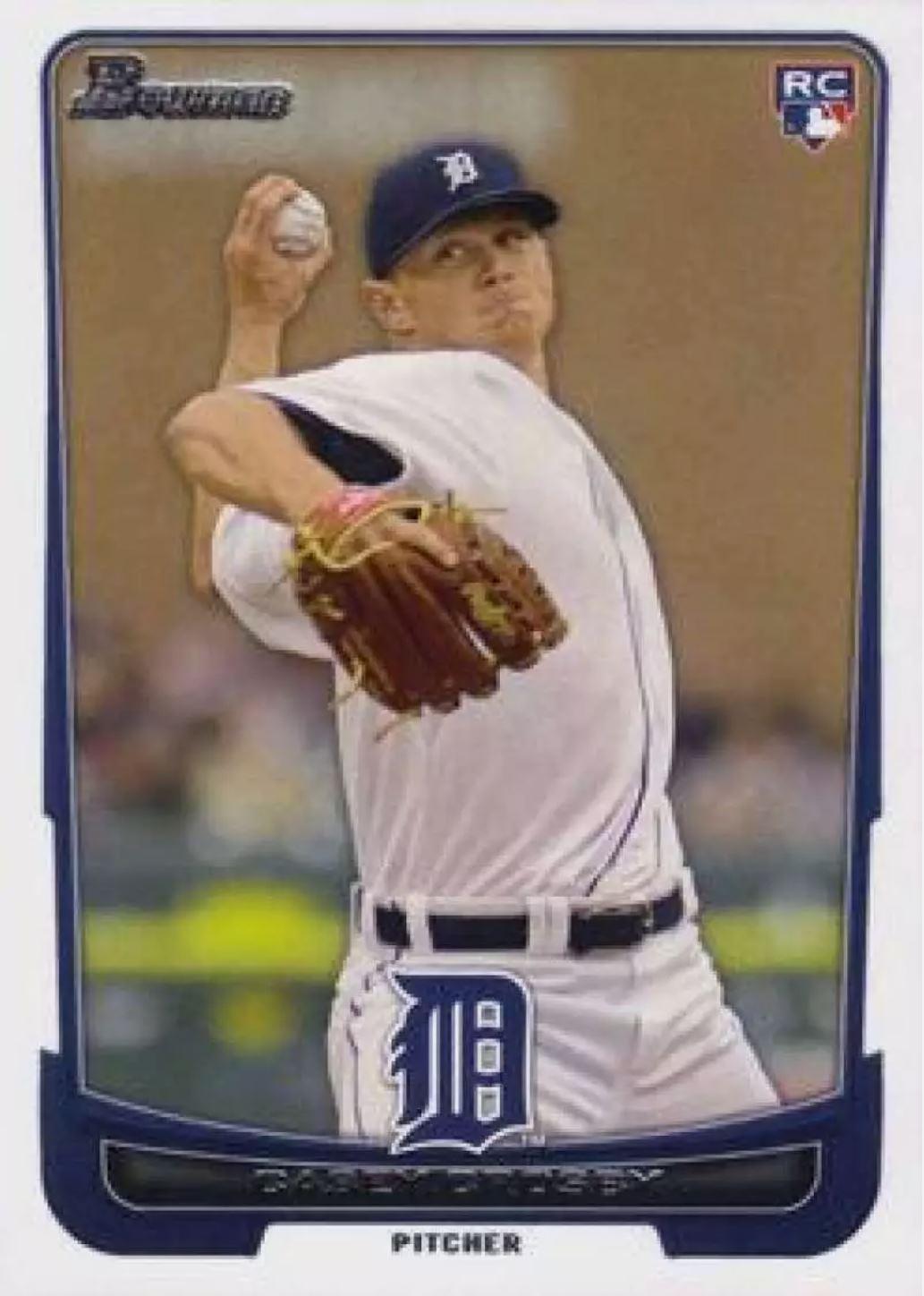 Casey Crosby #14 Baseball Cards 2012 Bowman Draft