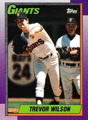 Trevor Wilson #408 Baseball Cards 1990 Topps
