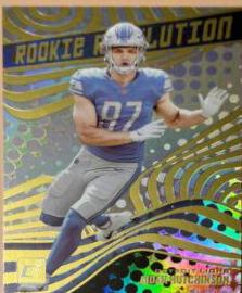 Aidan Hutchinson #REV-12 Football Cards 2022 Panini Donruss Rookie Revolution