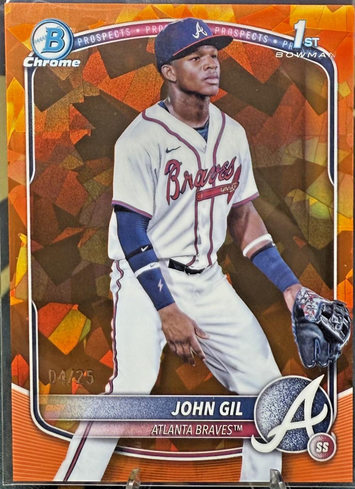 John Gil [Orange Sapphire] #BCP-172 Prices | 2025 Bowman Chrome ...