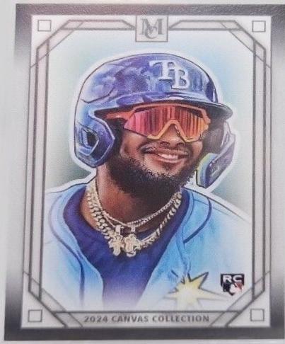 Junior Caminero #CCR-45 Baseball Cards 2024 Topps Museum Collection Canvas Collection Reprint
