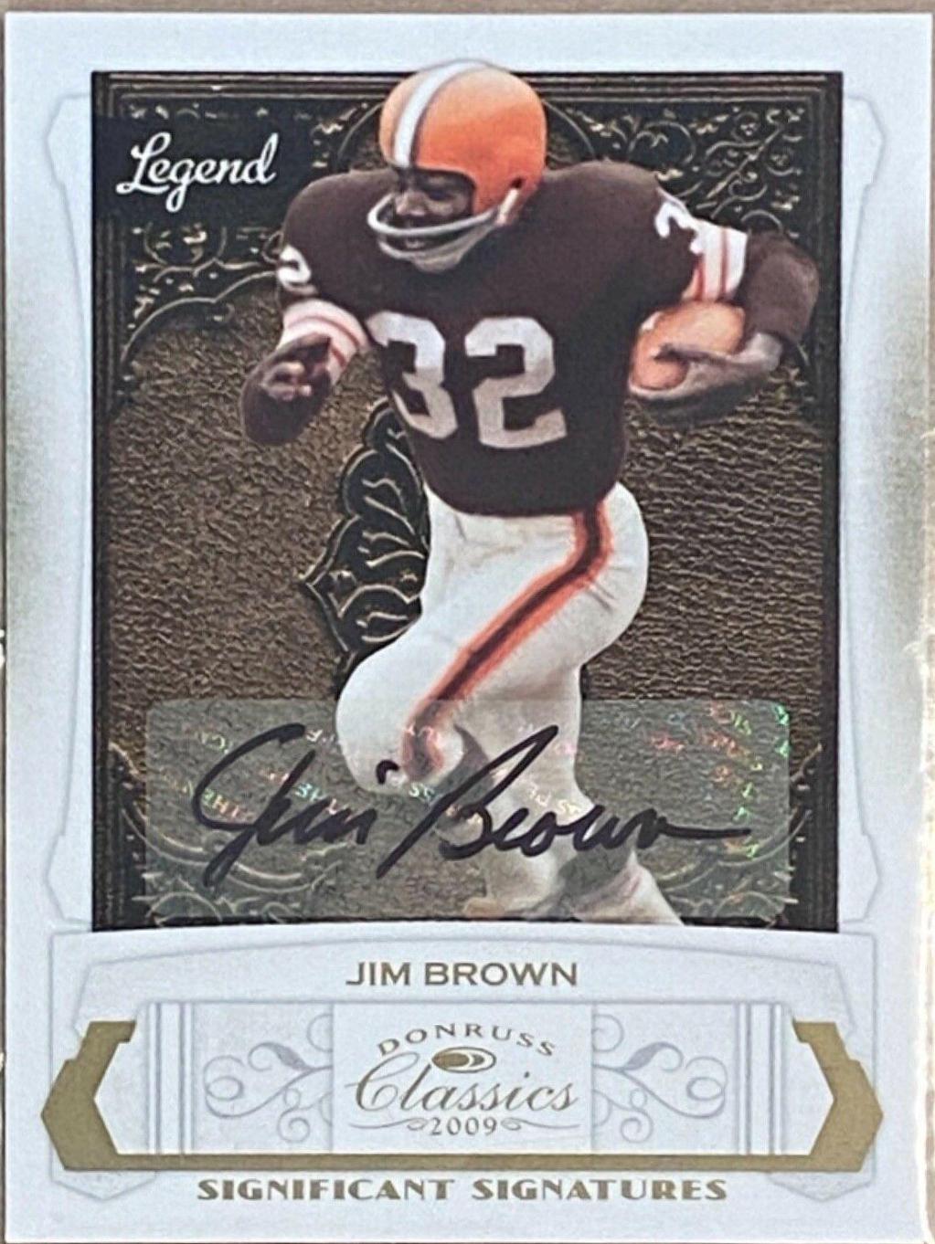 Jim Brown #124 Football Cards 2009 Panini Donruss Classics