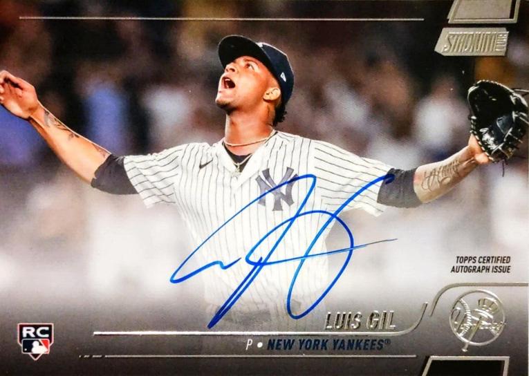 Luis Gil #SCBA-LG 2022 Stadium Club Baseball Autographs
