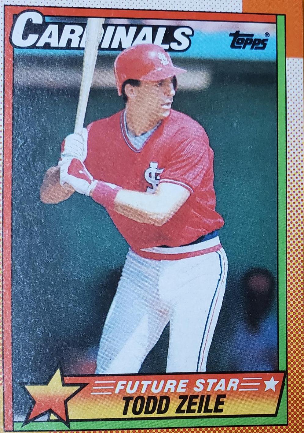 Todd Zeile #162 Baseball Cards 1990 Topps Tiffany