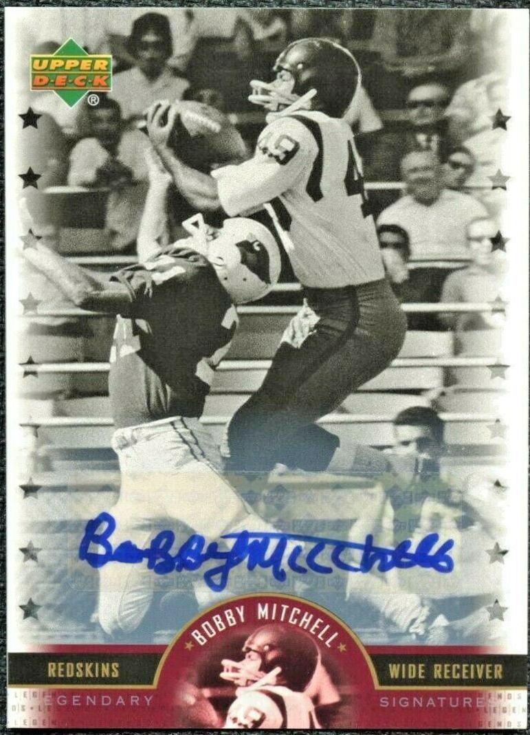 Bobby Mitchell #LS-BM Football Cards 2005 Upper Deck Legends Legendary Signatures