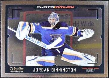 Jordan Binnington #PD-5 Hockey Cards 2021 O-Pee-Chee Platinum Photo Driven