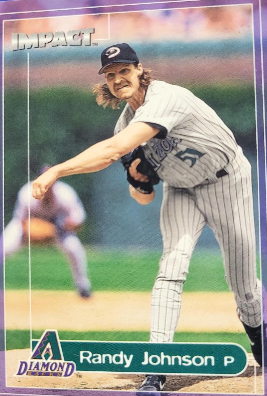 Randy Johnson #34 Baseball Cards 2000 Fleer Impact