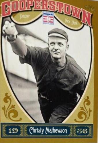 Christy Mathewson #4 Baseball Cards 2013 Panini Cooperstown