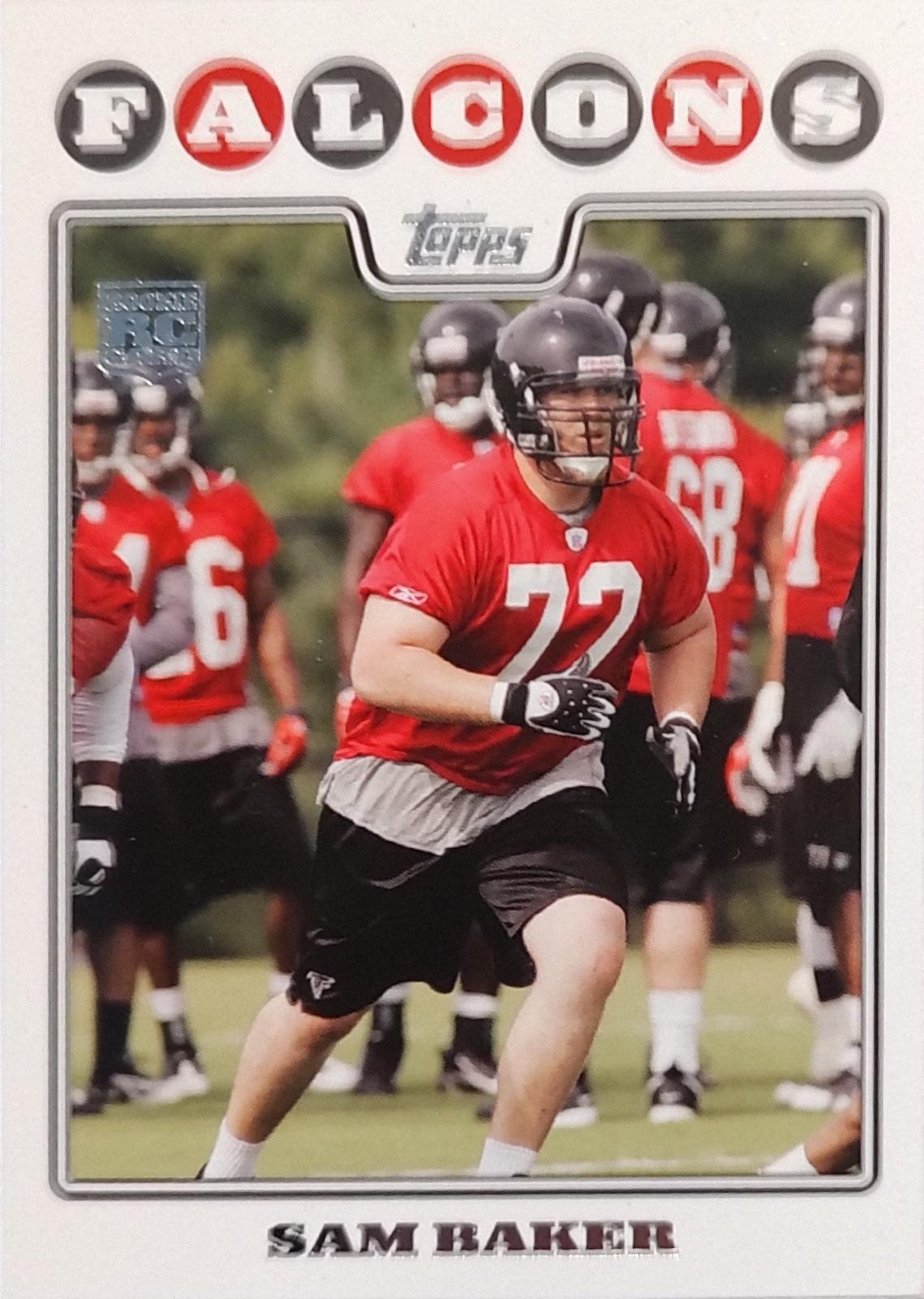 Sam Baker #388 Football Cards 2008 Topps