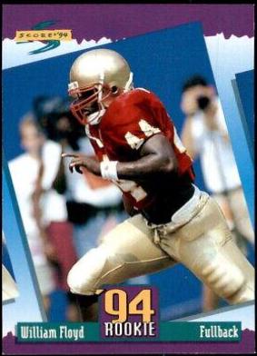William Floyd #289 Football Cards 1994 Panini Score
