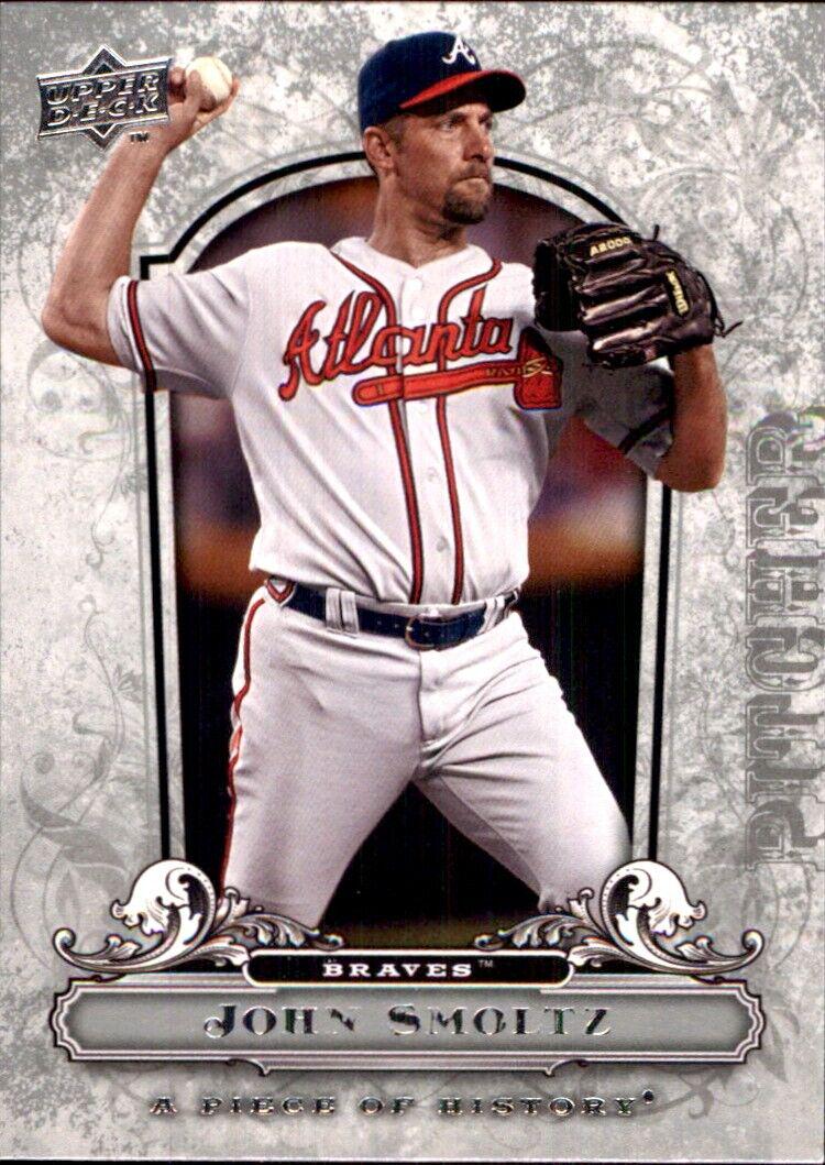 John Smoltz #7 Baseball Cards 2008 Upper Deck Piece of History