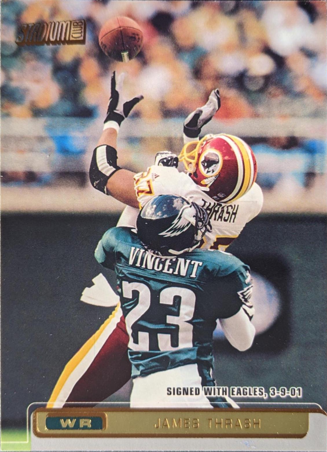 James Thrash #81 Football Cards 2001 Stadium Club