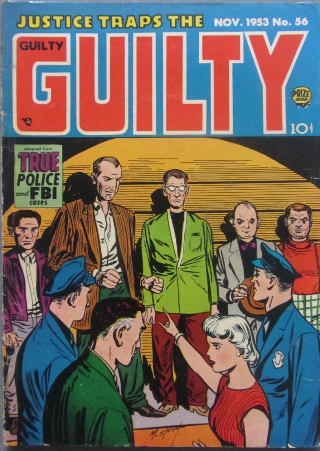Justice Traps the Guilty #56 (1953) Comic Books Justice Traps the Guilty