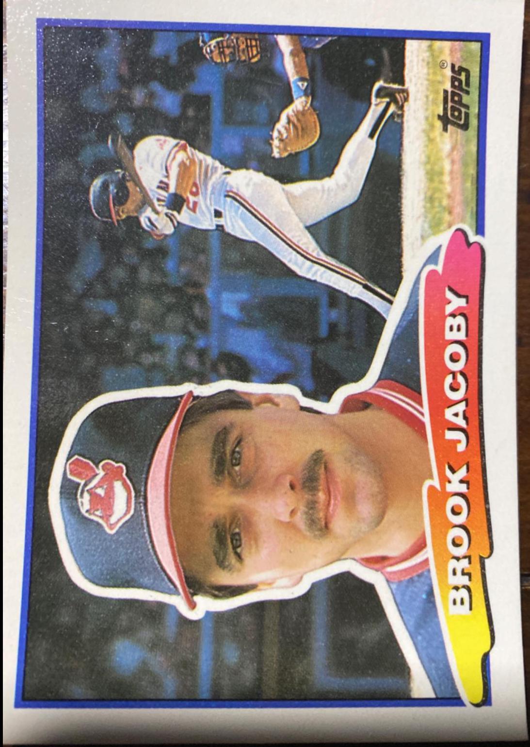 Brook Jacoby #17 Baseball Cards 1988 Topps Big