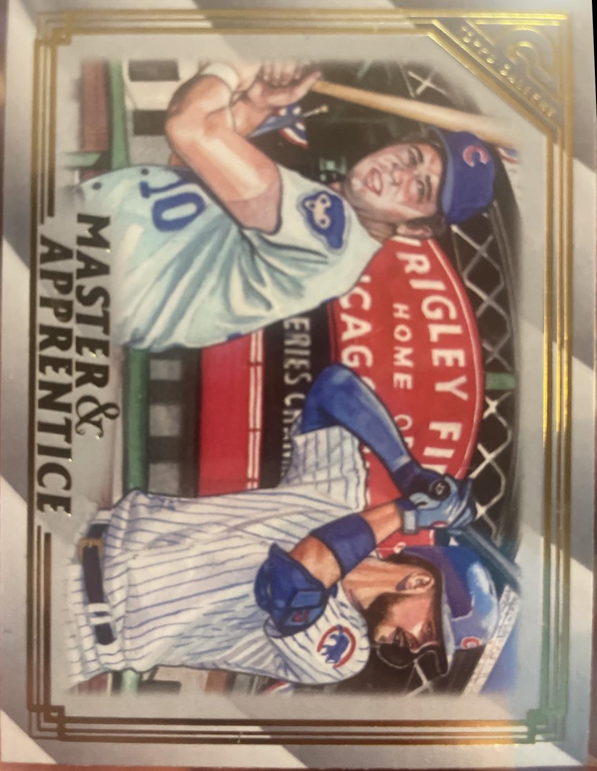 Ron Santo / Kris Bryant #MA-10 Baseball Cards 2020 Topps Gallery Master and Apprentice