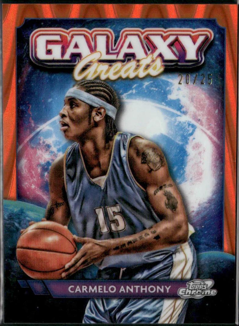 Carmelo Anthony [Orange Galactic Refractor] #GG-6