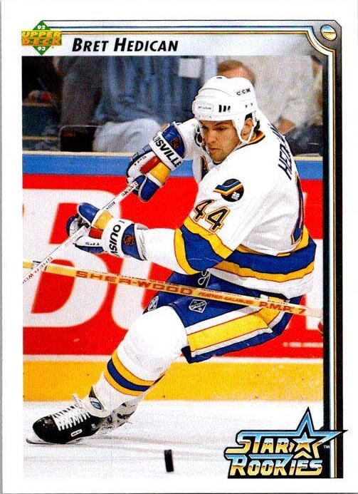Bret Hedican #414 Hockey Cards 1992 Upper Deck