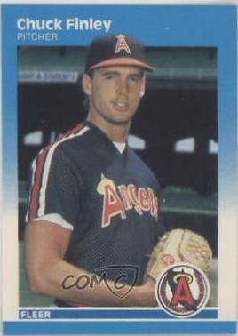 Chuck Finley #79 Baseball Cards 1987 Fleer