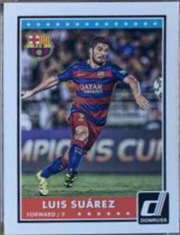 Luis Suarez #70 Soccer Cards 2015 Panini Donruss