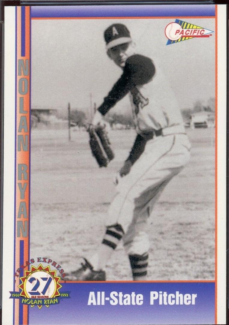 All State Pitcher #113 Baseball Cards 1993 Pacific Nolan Ryan 27th Season