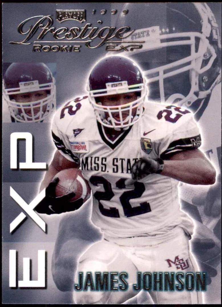 James Johnson #EX10 Football Cards 1999 Playoff Prestige Exp