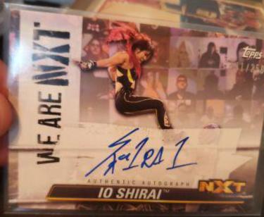 Io Shirai #A-IS Wrestling Cards 2021 Topps WWE We Are NXT Autographs