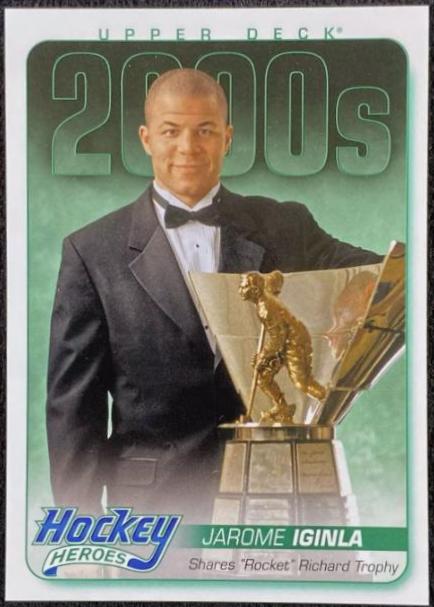 Jerome Iginla #HH77 Hockey Cards 2014 Upper Deck Hockey Heroes 2000's