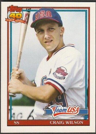 Craig Wilson #128T Baseball Cards 1991 Topps Traded
