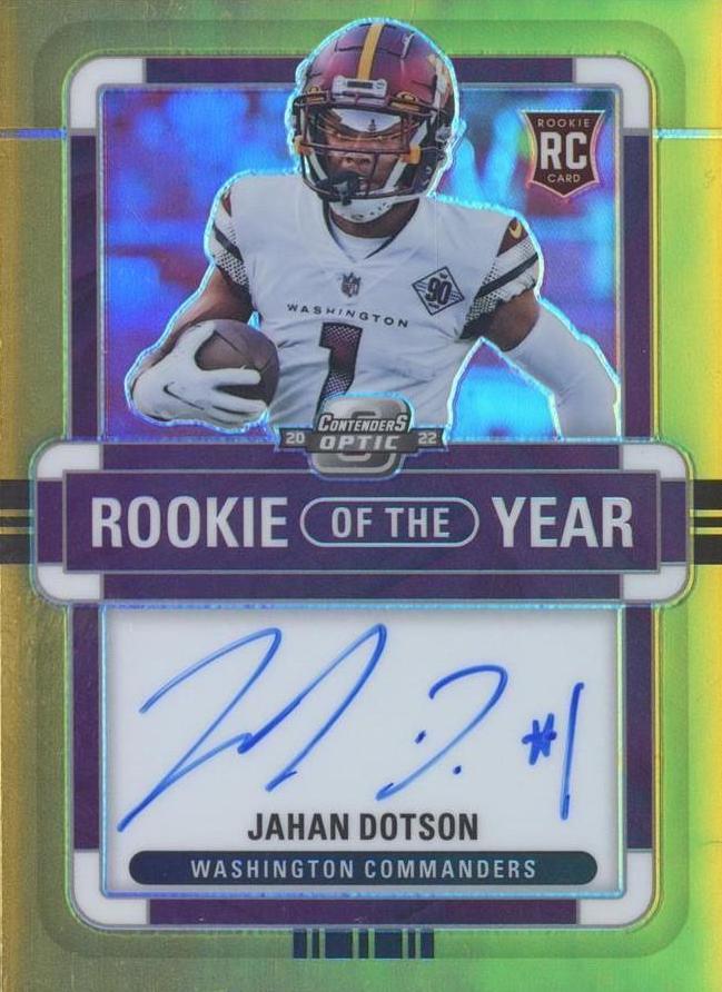 Jahan Dotson [Rookie of the Year Autograph Gold] #ROY-JD