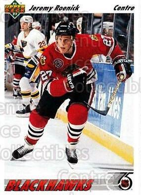 Jeremy Roenick #166 Hockey Cards 1991 Upper Deck French