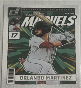 Orlando Martinez #2 Baseball Cards 2024 Donruss Diamond Marvels