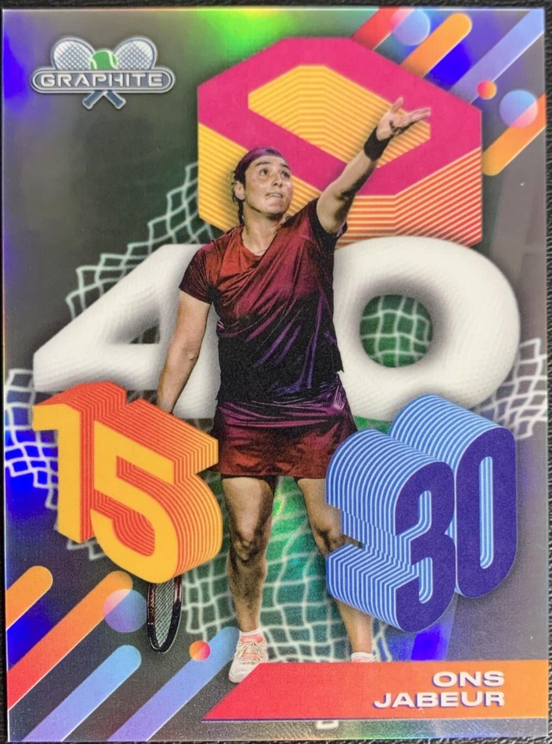 Ons Jabeur #SS-OJ Tennis Cards 2024 Topps Graphite Scoring Sensations