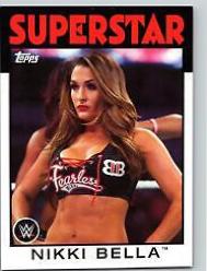 Nikki Bella #50 Wrestling Cards 2016 Topps WWE Heritage