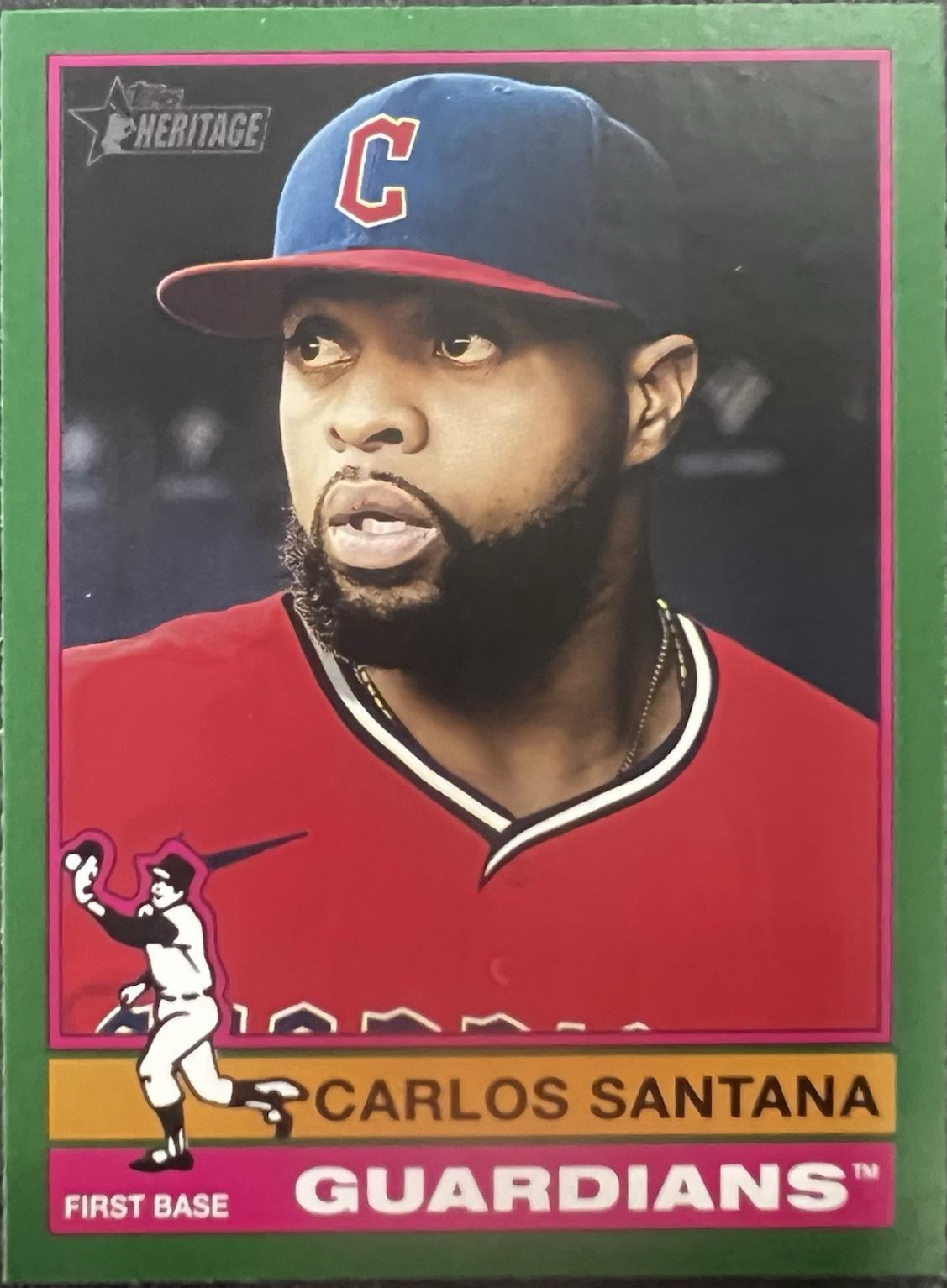Carlos Santana [Green Border] #233