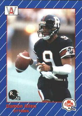 Damon Allen #60 Football Cards 1991 All World CFL