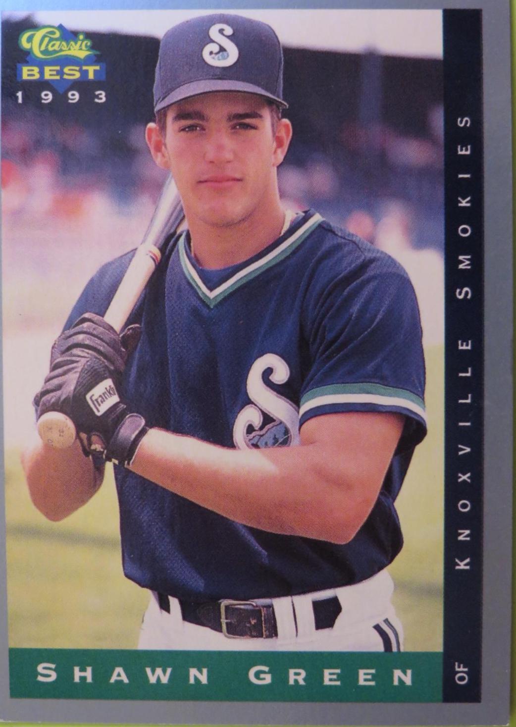 Shawn Green #72 Baseball Cards 1993 Classic Best