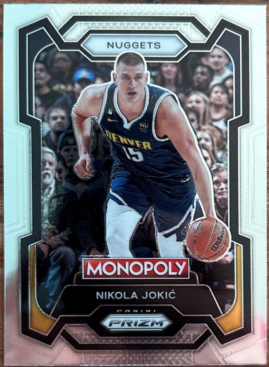 Nikola Jokic #1 Basketball Cards 2023 Panini Prizm Monopoly