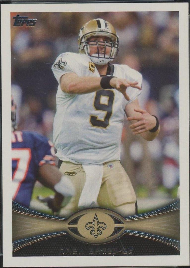 Drew Brees #100 2012 Topps Football