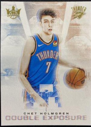 Chet Holmgren #6 Basketball Cards 2022 Panini Court Kings Double Exposure