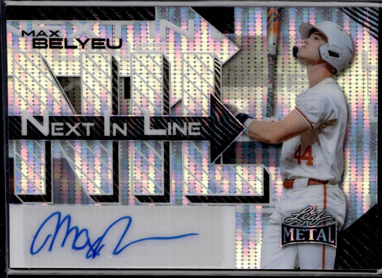 Max Belyeu #NL-MB1 2025 Leaf Metal Baseball Next In Line