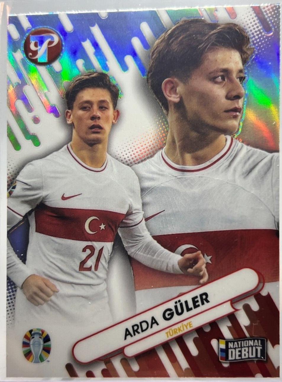 Arda Guler #FF-AG Soccer Cards 2023 Topps Pristine Road to Euro 2024 Fresh Faces